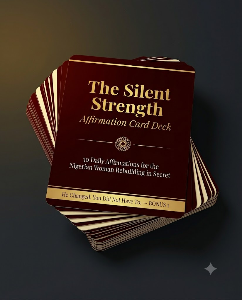 The Silent Strength Affirmation Card Deck